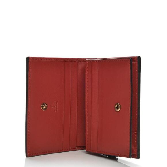 GUCCI Cherry GG Logo PVC Bifold Wallet - Picture 8 of 8